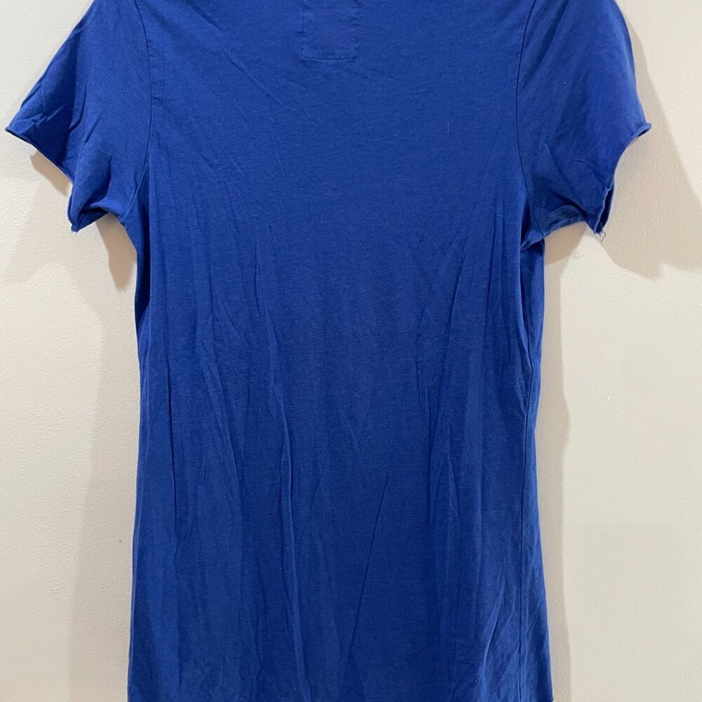 Zoe Karssen Graphic Tshirt XS Blue You Me Oui! Streetwear Valentines Retail $100 - Picture 2 of 8